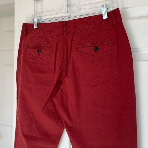 TWIK High Waist Straight Leg Pant 9 Red - Picture 12 of 16